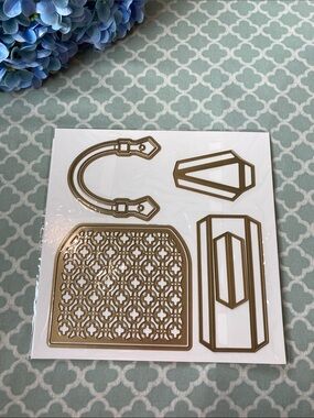 Anna Griffin Luxury Status Purse Card Dies NEW